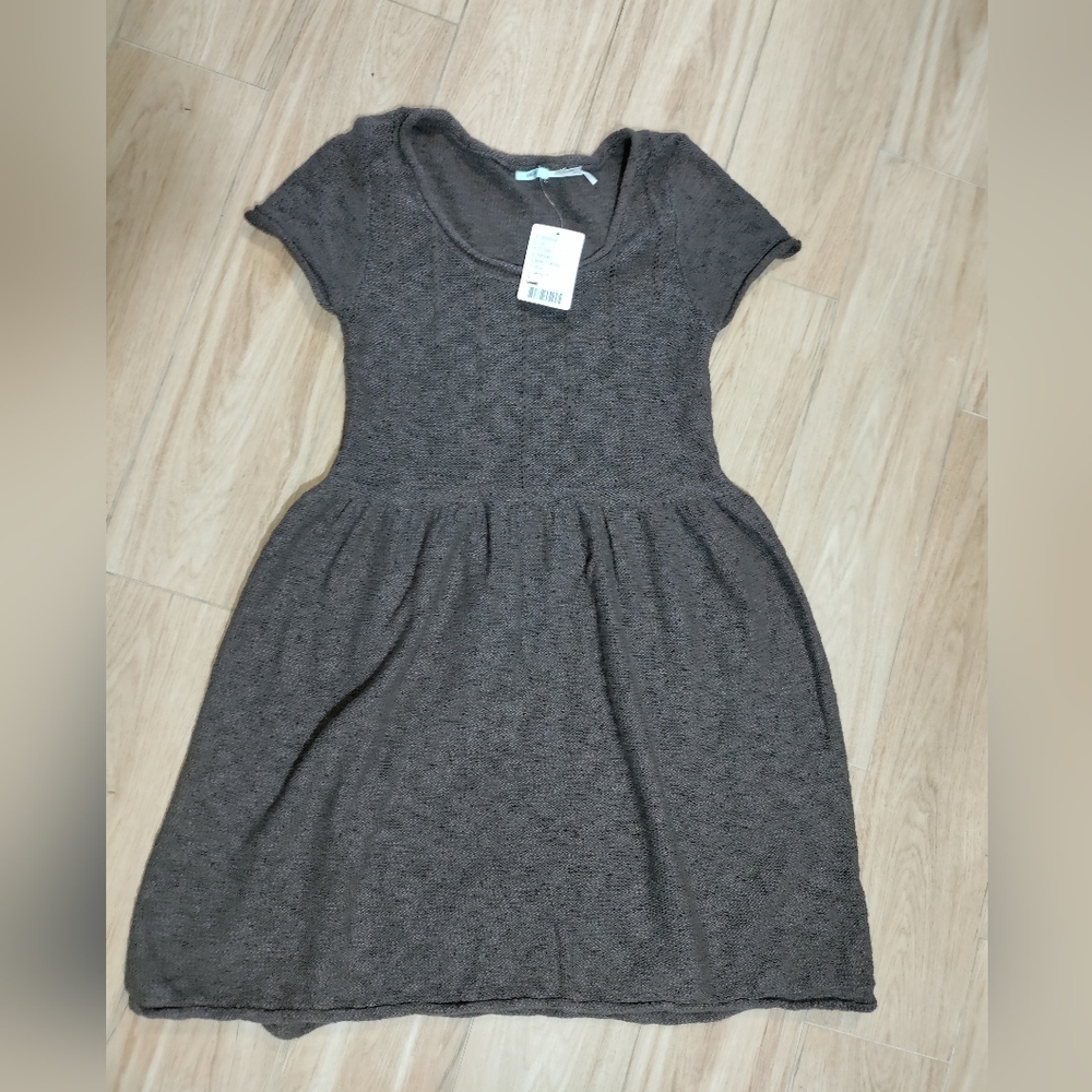 Urban Outfitters Brown Skater Sweater  Dress NWT Kimchi Blue